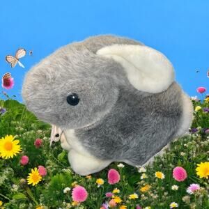 Vintage Windsor Toys Plush Bunny Rabbit Love Land Stuffed Animal Nursery '85 11"